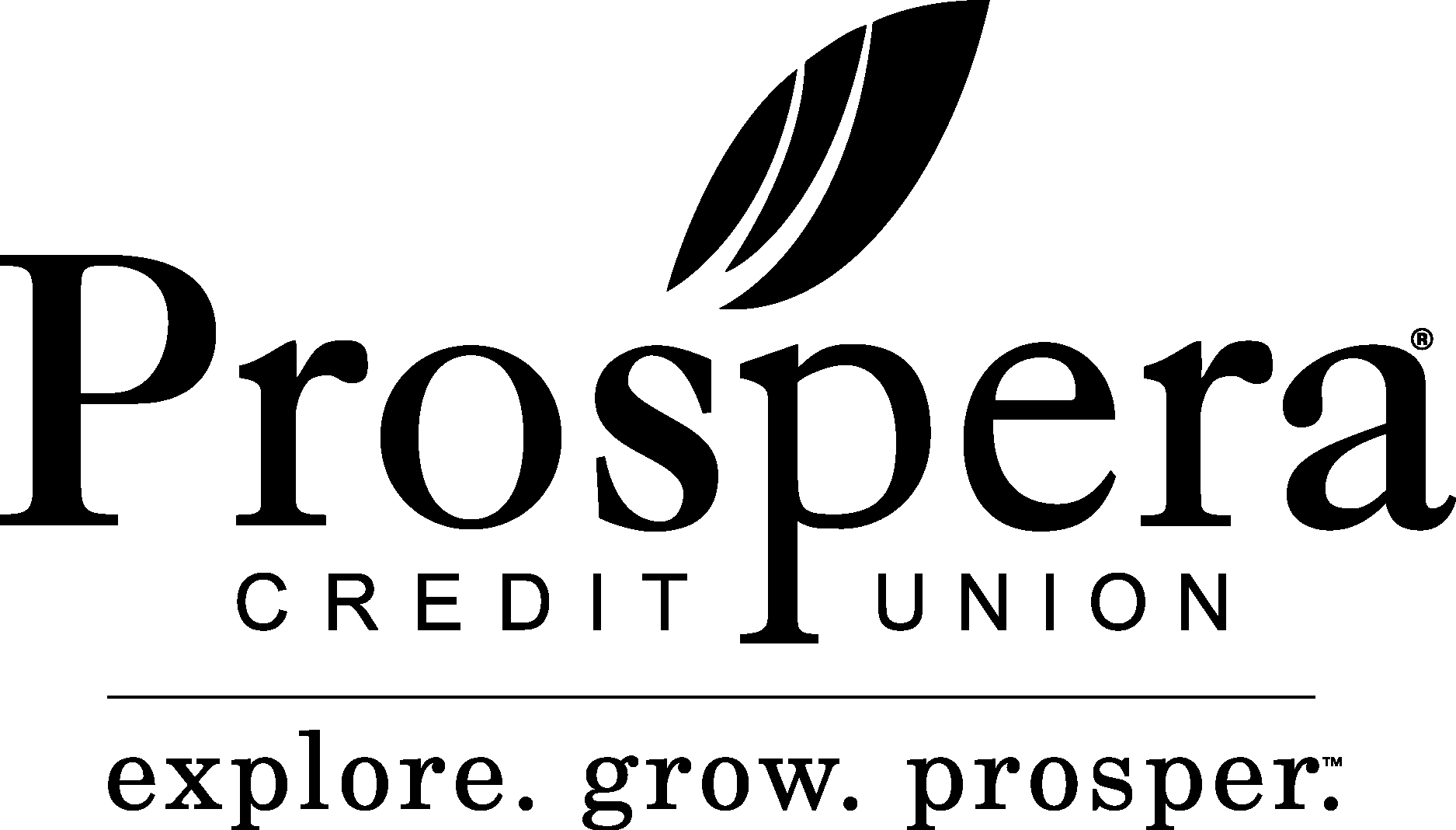 Prospera Credit Union Black Logo Vector Logo